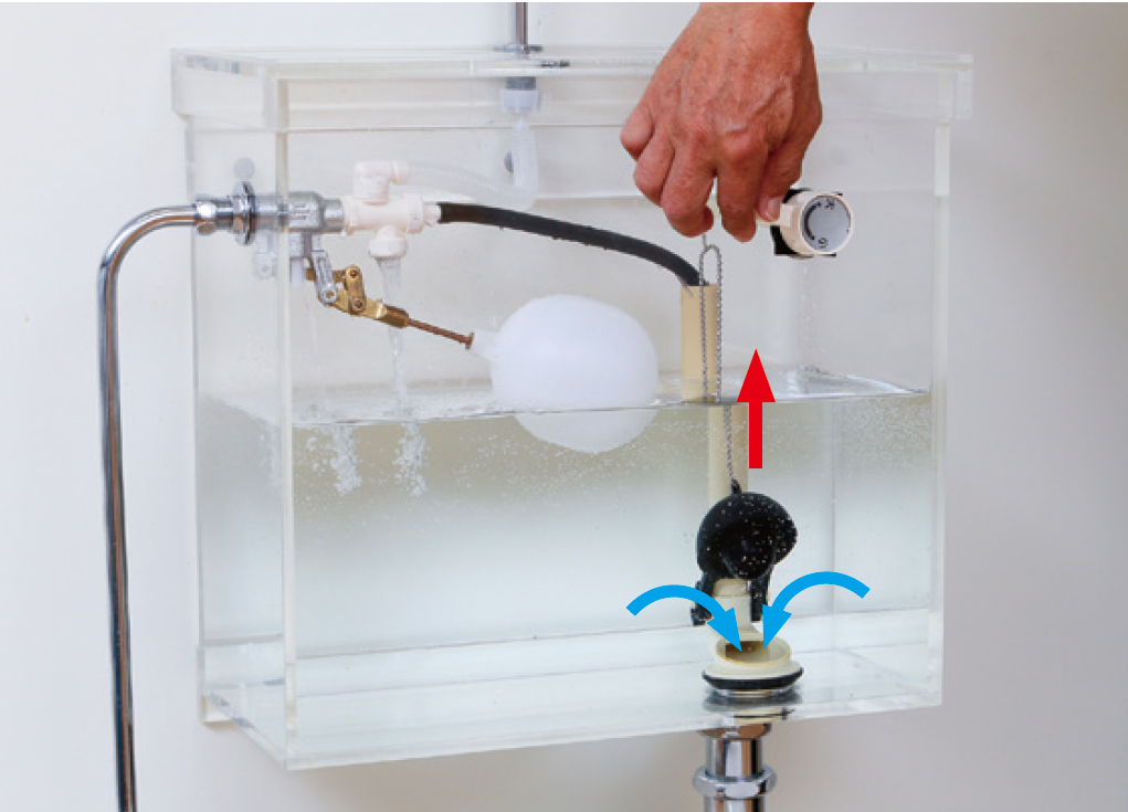 水洗トイレタンクの構造と仕組み