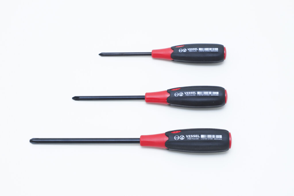 基本の道具　ドライバーの種類と特徴