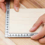 さしがね 長さや角度を測り、線を引く