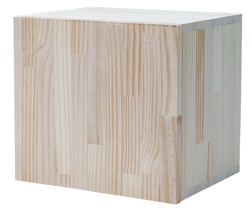 開き扉をスライド丁番で取りつける方法