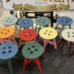 チャーミングな一脚 ボタン椅子　デザイン制作担当、DIYプロダクション主宰　山田芳照、yamada yoshiteru