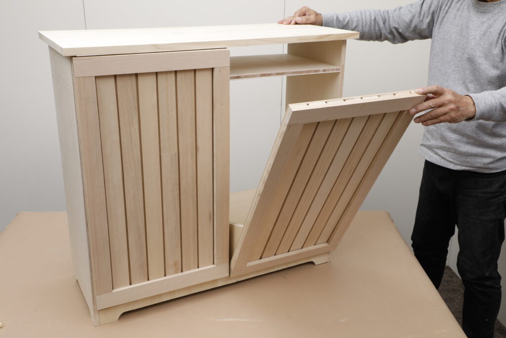 おしゃれな外観ですっきり収納 分別タイプのゴミ箱