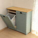 おしゃれな外観ですっきり収納 分別タイプのゴミ箱