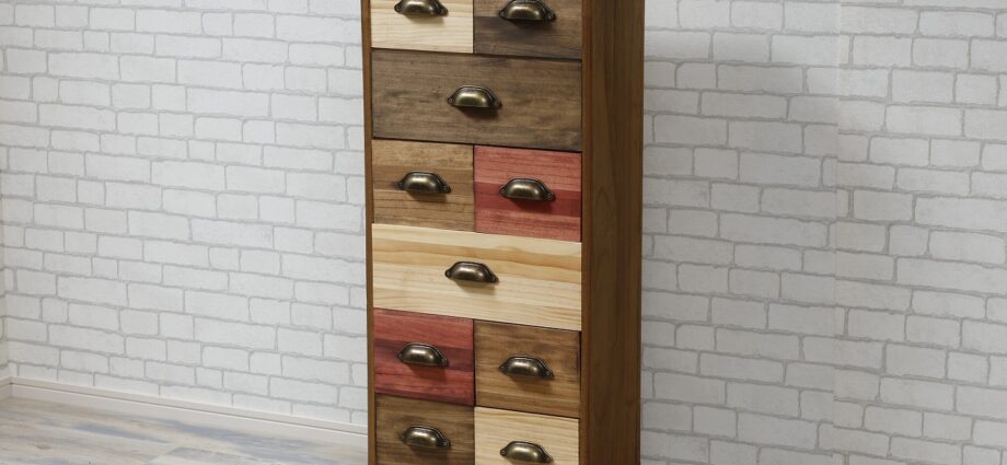 桐衣装箱を引き出し収納にリモデル