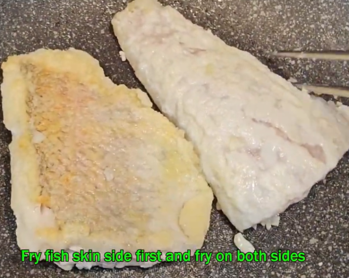 冷凍真鯛を使ったフライ料理の作り方